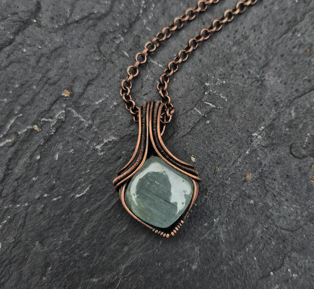 Aquamarine Pendant alternate view