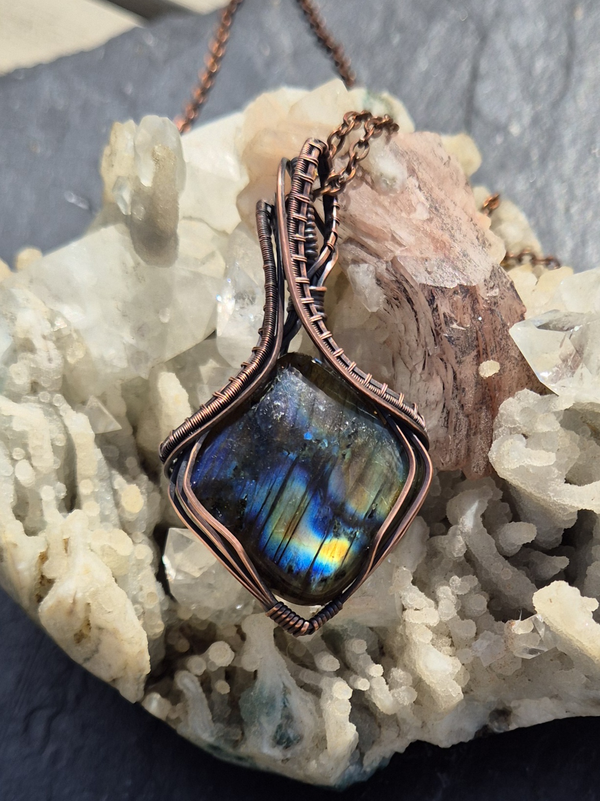 Labradorite Pendant detail view